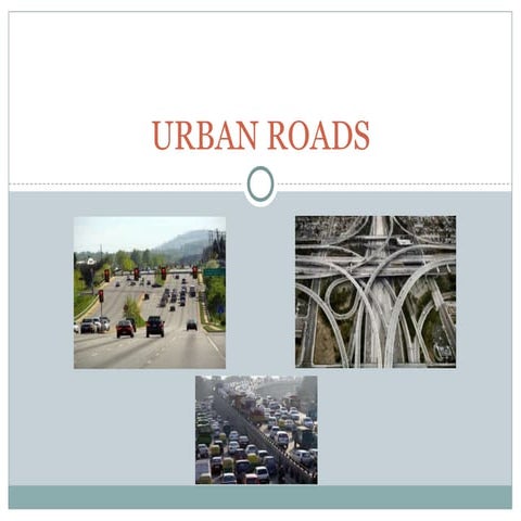 Urban roads