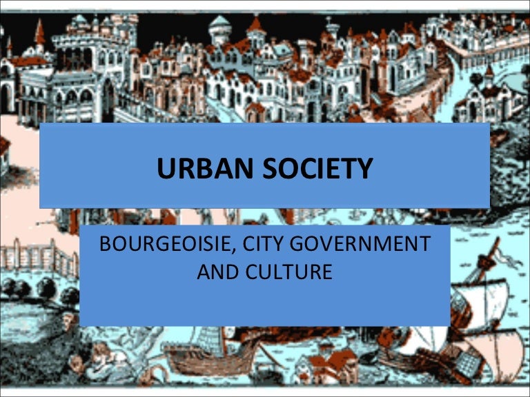 Urban society