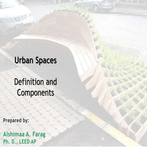 Urban spaces  