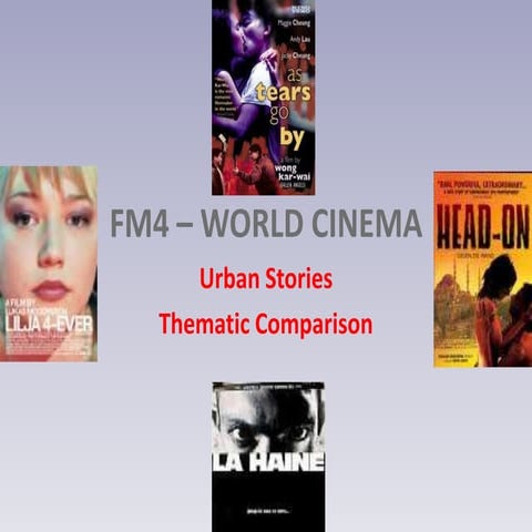 Urban stories thematic comparison student notes use this