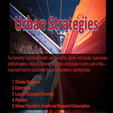 Urban strategies in permaculture design