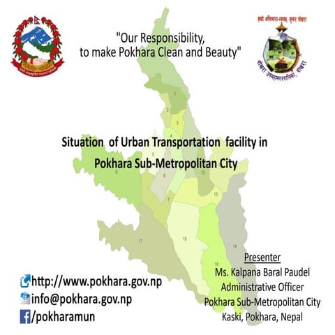 [Urban transportation] city presentation   pokhara(nepal)