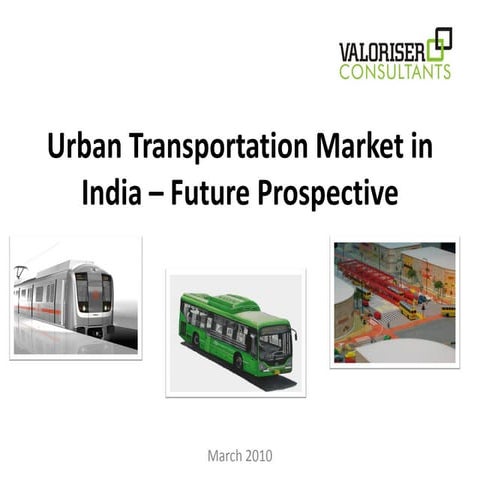 Urban Transportation Market in India