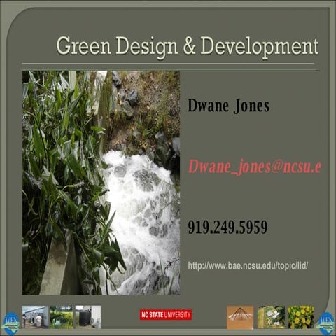 Urban Water Quality Issues - Green Design & Development
