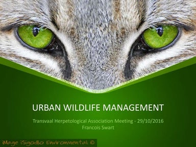 Urban Wildlife Management