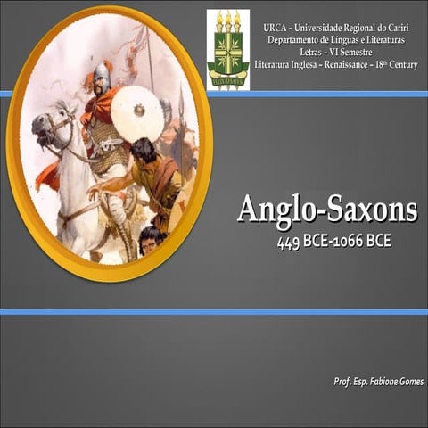 Urca   Anglo Saxon Period Aula 02 Dezembro 2009