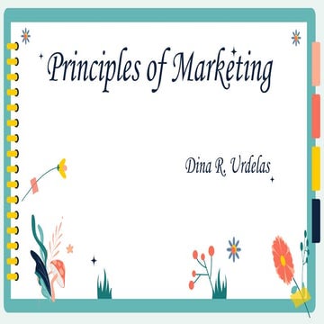 Advertising principles of marketing in demo teaching | PPTX