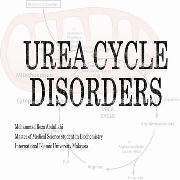 Urea cycle disorder