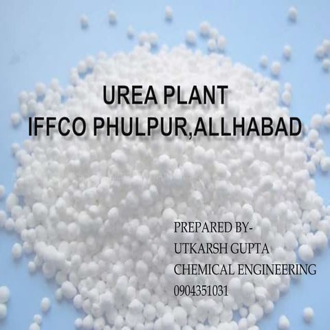Urea plant