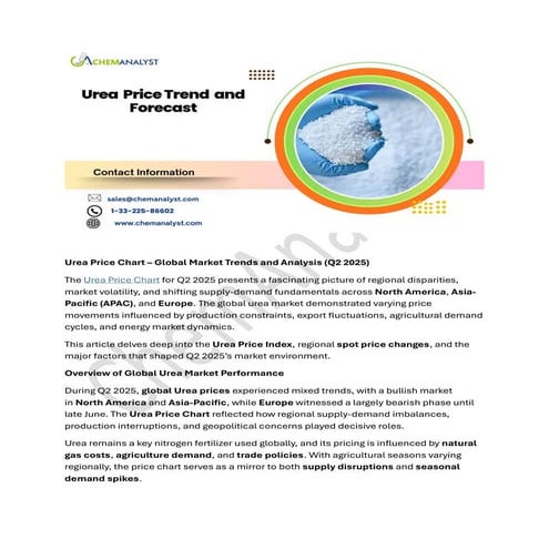 Urea Price Chart, Trend, Index, News, Demand, and Forecast.pdf