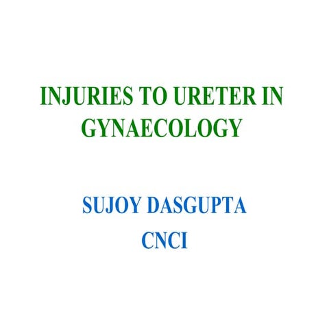 Ureteric Injury at Gynaecological Surgery