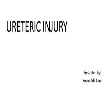 Ureteric injury (1)