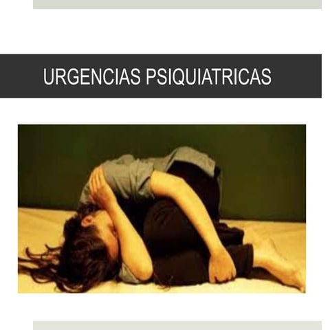 Sesión Urgencias Psiquiátricas