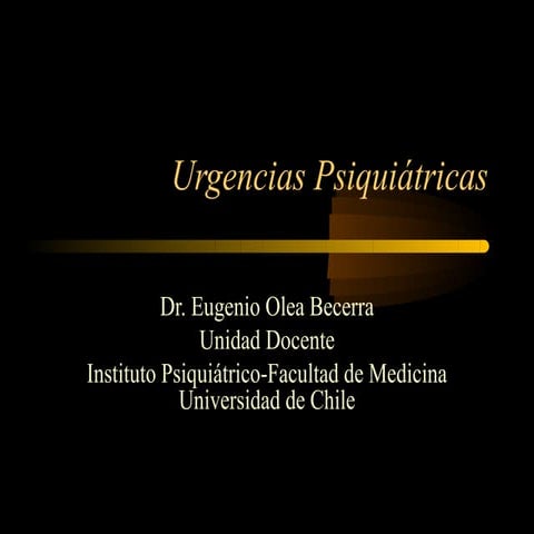 Urgencias psiquiátricas 2006