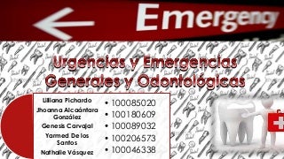 'urgencias odontologicas' on SlideShare