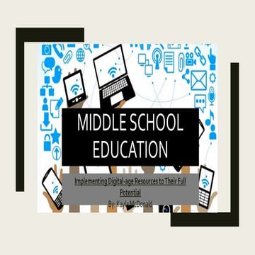 Urgency and vision for technology- McDonald