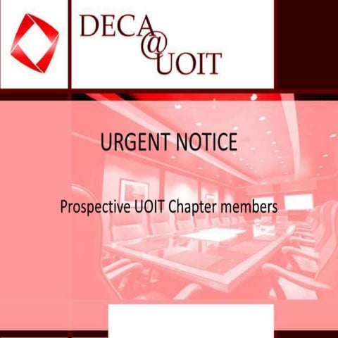 URGENT: for prospective team members