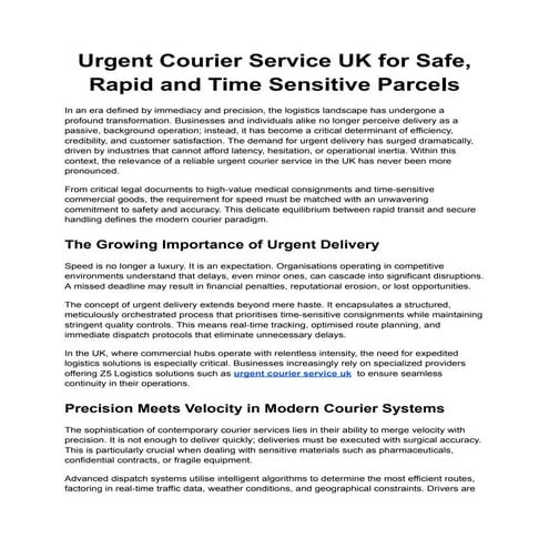 Courier & Package Tracking System Actually Works | PDF