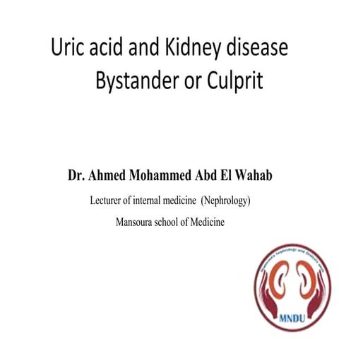 Uric a &amp; kidney