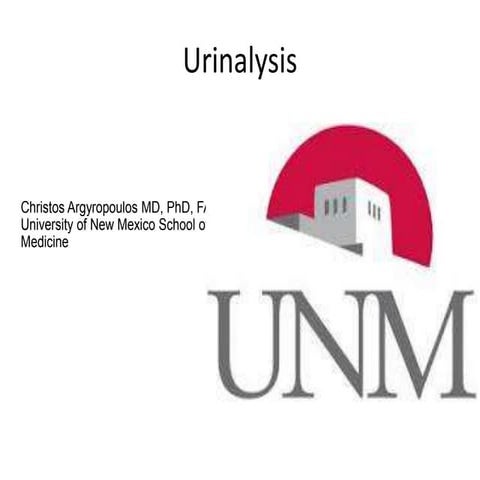 Urinalysis