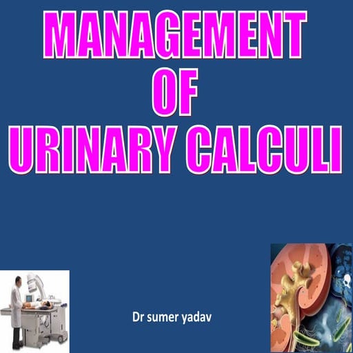 Urinary calculi