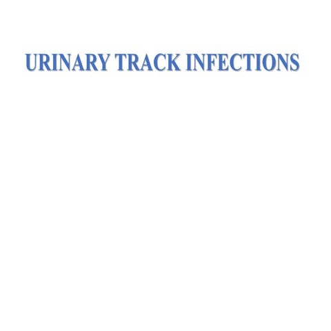 urinary track infection  etiology ,cystitis,acute  chronic pyelonephritis