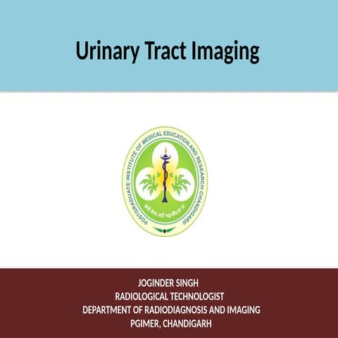 Urinary Tract Imaging  by joginder .pptx