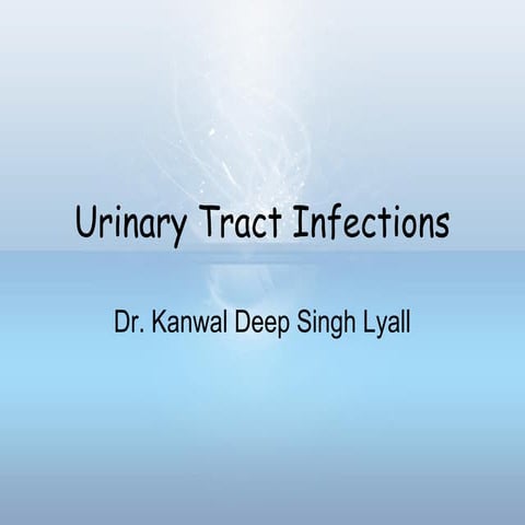Urinary tract infections