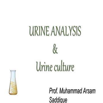 Urine Analysis and Urine Culture.pptx