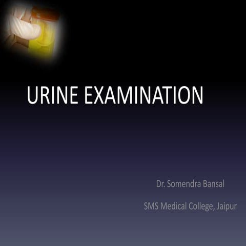 Urine examination 