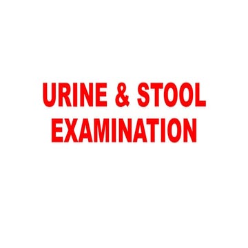 URINE & STOOL EXAMINATION.pptx