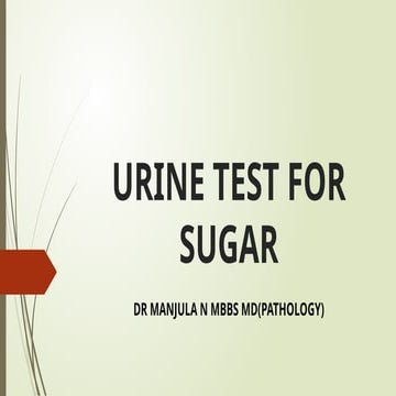 URINE TEST FOR SUGAR                            .pptx
