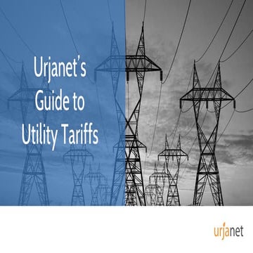 Urjanet's Guide to Utility Tariffs