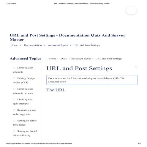 Editing design styles (css) documentation quiz and survey master | PDF