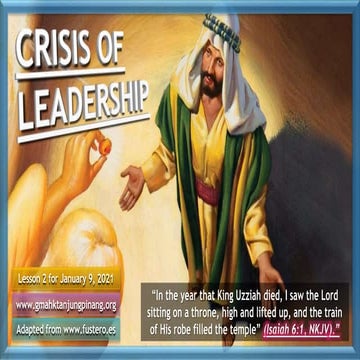 Sabbath school lesson 2, 1st quarter 2021 | PPT