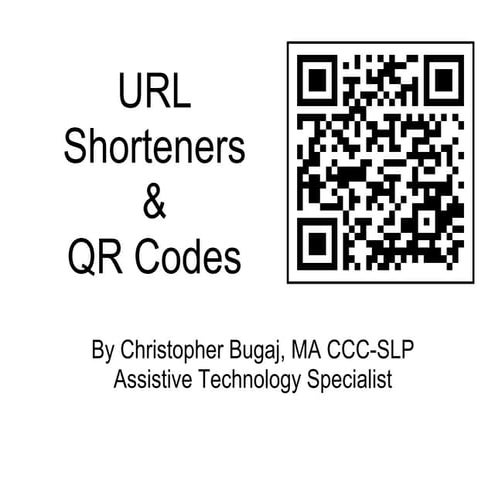 URL Shorteners & QR Codes 
