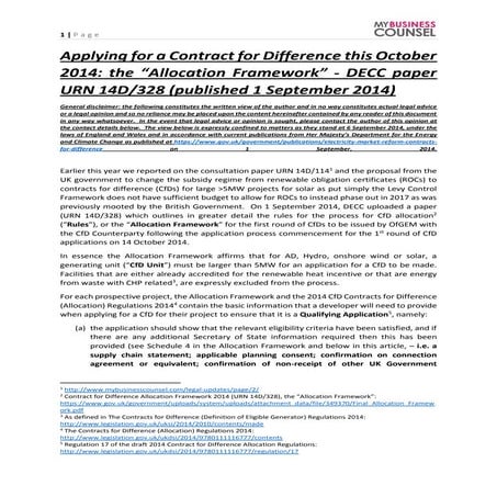 Contracts for difference | PPT
