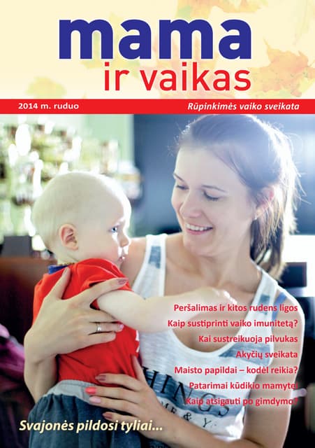 Žurnalas mama ir vaikas 2014 m. ruduo
