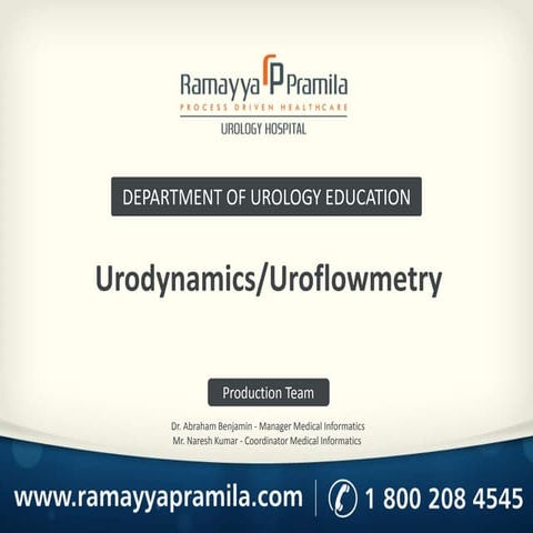 Urodynamics /Uroflowmetry