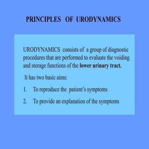 URODYNAMICS PRES -rev 1- basic.ppt