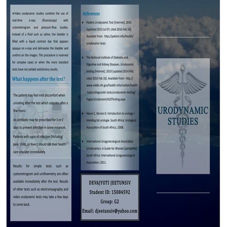 Urodynamic Studies Brochure