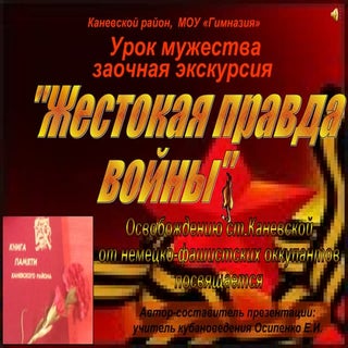 Урок мужества, посвященный событиям...