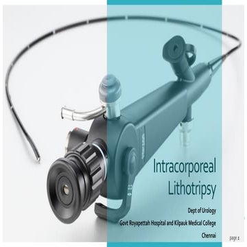 Urolithiasis management- icl. | PDF
