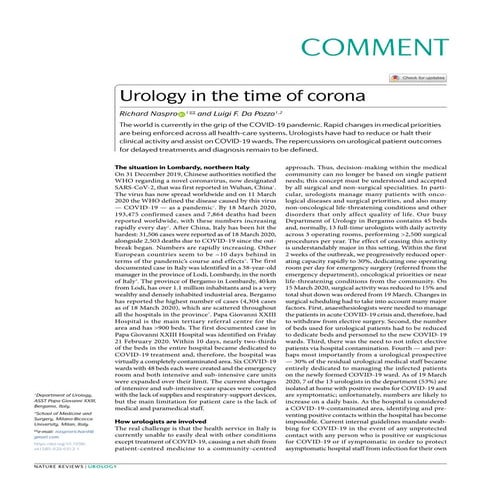 Telehealth in Urology: A Systematic Review of the Literature. | PDF