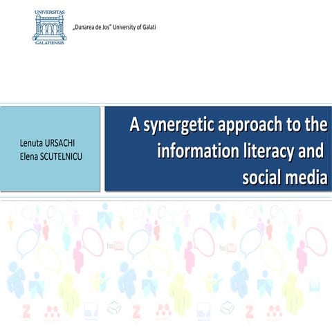 A synergetic approach to the information literacy and social media