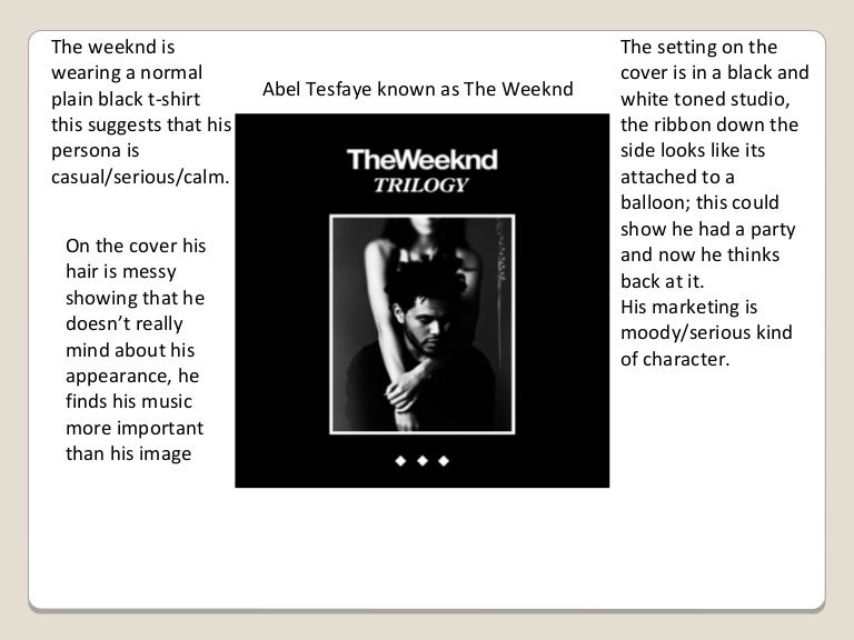 Urtak Analysis The Weeknd Trilogy Album Cover