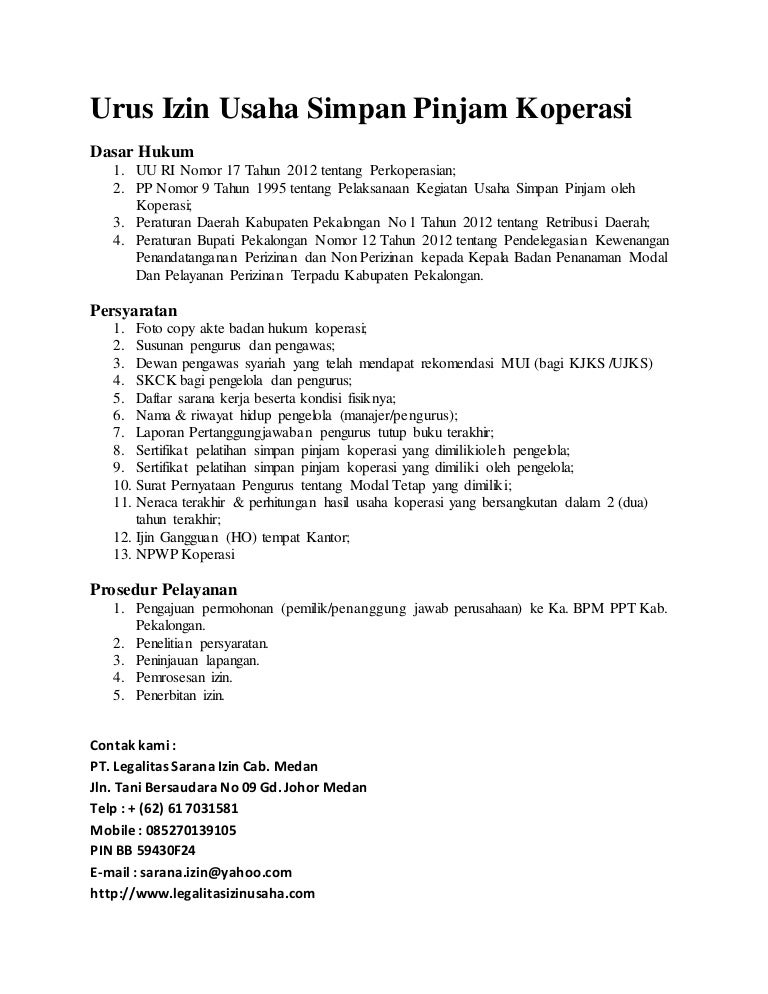 Surat Kuasa Usaha Tani