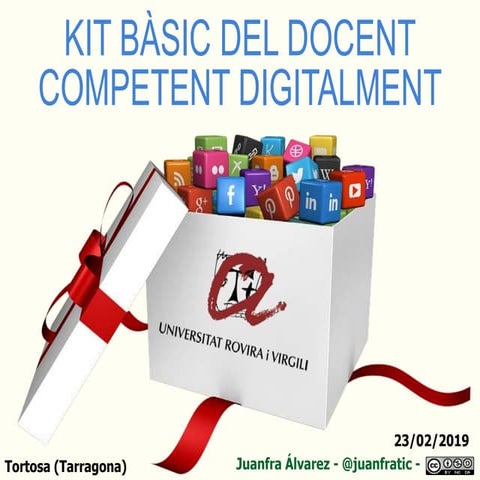 Kit bàsic del docent competent digitalment - XI Jornada d'Educació Infantil -...