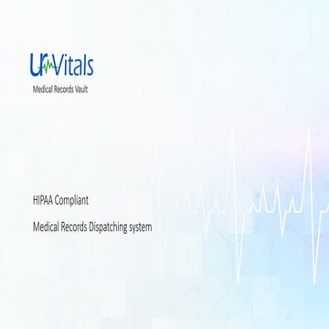Ur vitals: Medical Records Vault