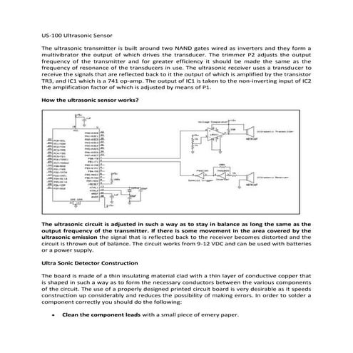 US-100 schematic diagram